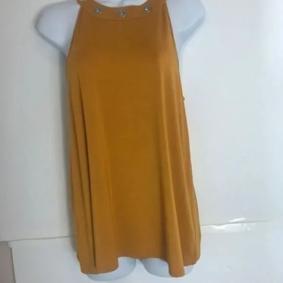 Carmen gold tank top size  S 0065 - Picture 3 of 5